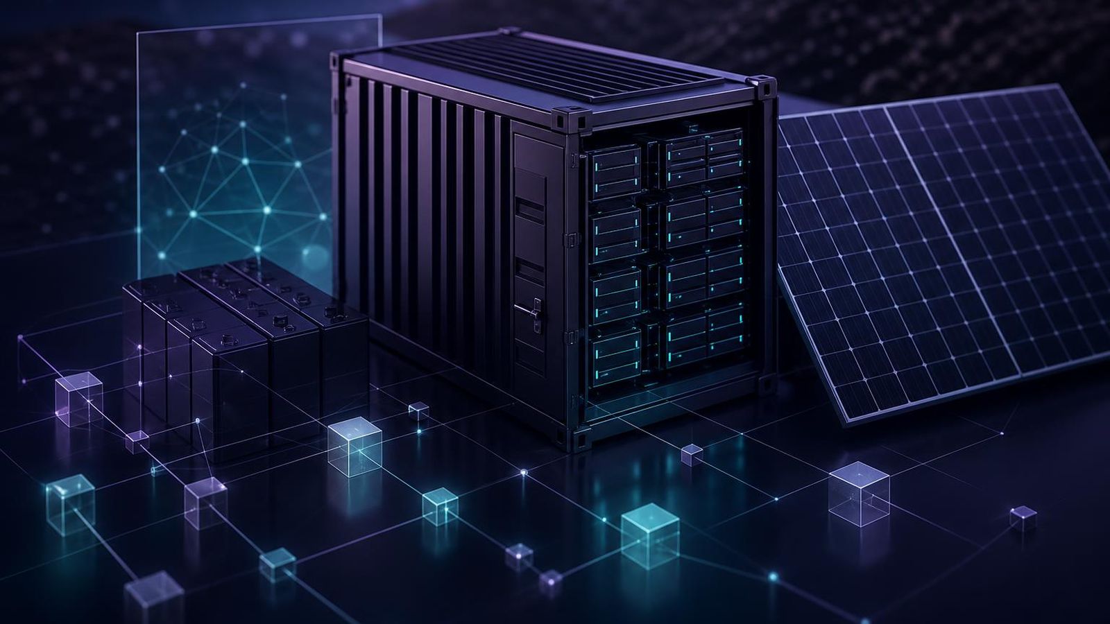 Editorial composition referencing tokenized energy hardware