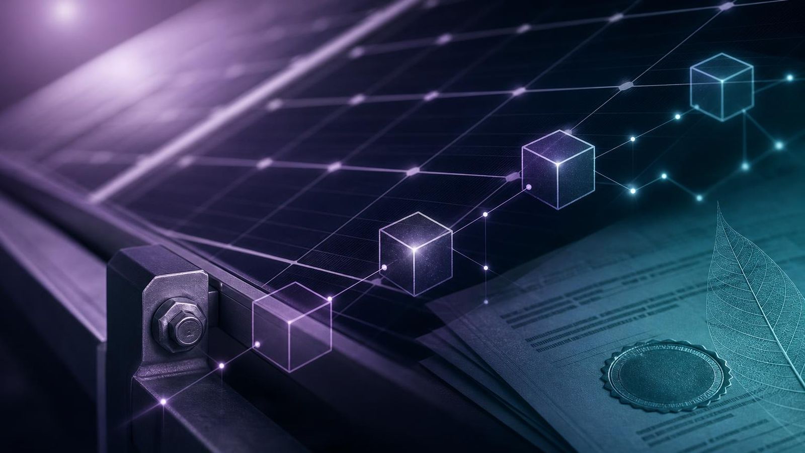 Editorial composition referencing renewable energy verification